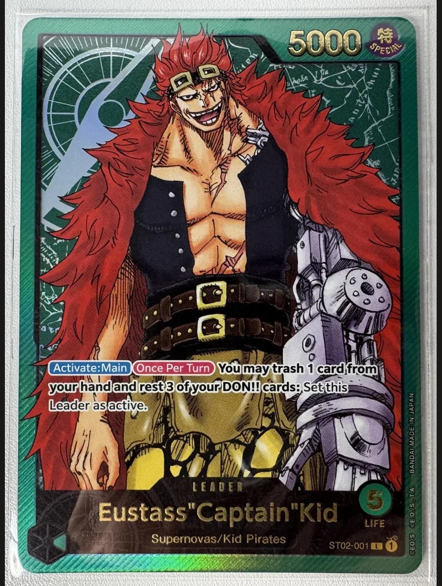 Eustass Kid photographed on a one piece